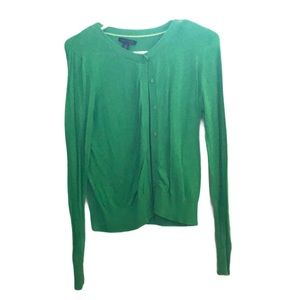 Green Tommy Hilfiger Cardigan with Green Buttons
